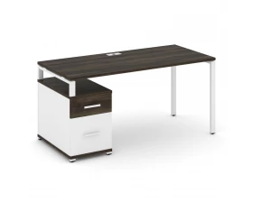 Стол письменный с 1 опорной тумбой CN.SP-308 W 1580/1946x720x750 Concept images
