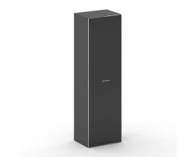 Шкаф средний высокий универсальный стекл. дверь 600x460x2000 Fresco images