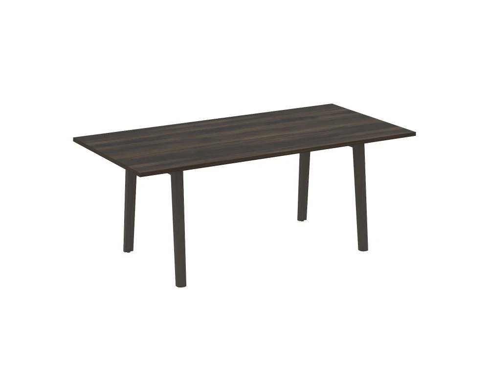 Стол переговорный, опоры - массив дерева 198x98x75 Оникс Вуд Директ / Onix Wood Direct