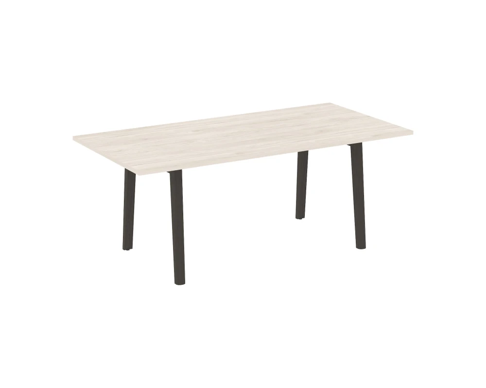 Стол переговорный, опоры - массив дерева 198x98x75 Оникс Вуд Директ / Onix Wood Direct