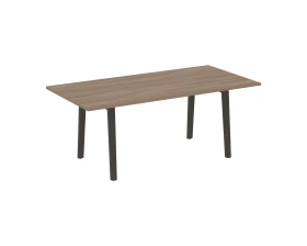 Стол переговорный, опоры - массив дерева 198x98x75 Оникс Вуд Директ / Onix Wood Direct images