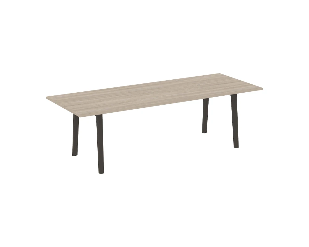 Стол переговорный, опоры - массив дерева 258x98x75 Оникс Вуд Директ / Onix Wood Direct