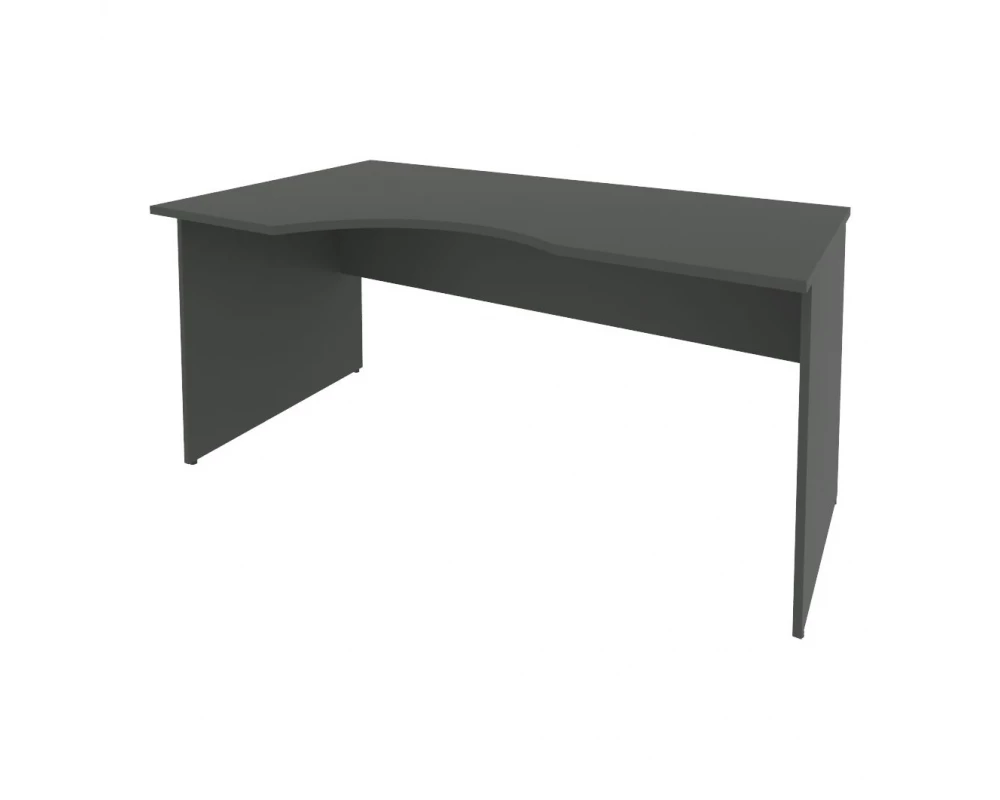 Офисный стол криволинейный левый 1600x900x755 Riva