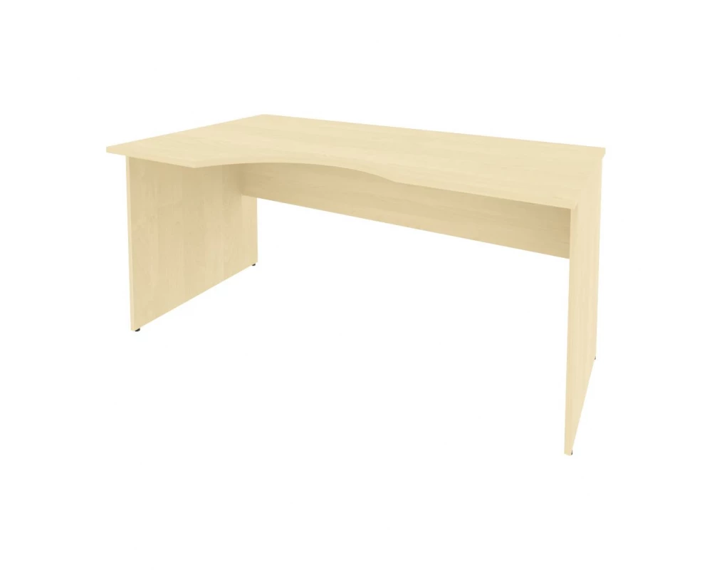 Офисный стол криволинейный левый 1600x900x755 Riva