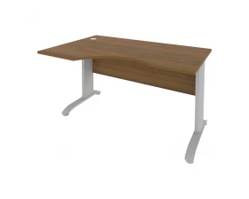 Стол криволинейный левый металлокаркас 1400x900x755 Riva images