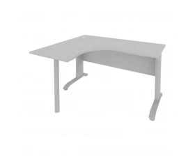 Стол офисный угловой левый металлокаркас 1400x1200x755 Riva images