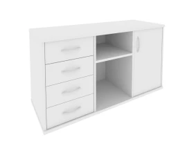 Тумба под оргтехнику сервисная 1200x450x680 Рива / Riva images