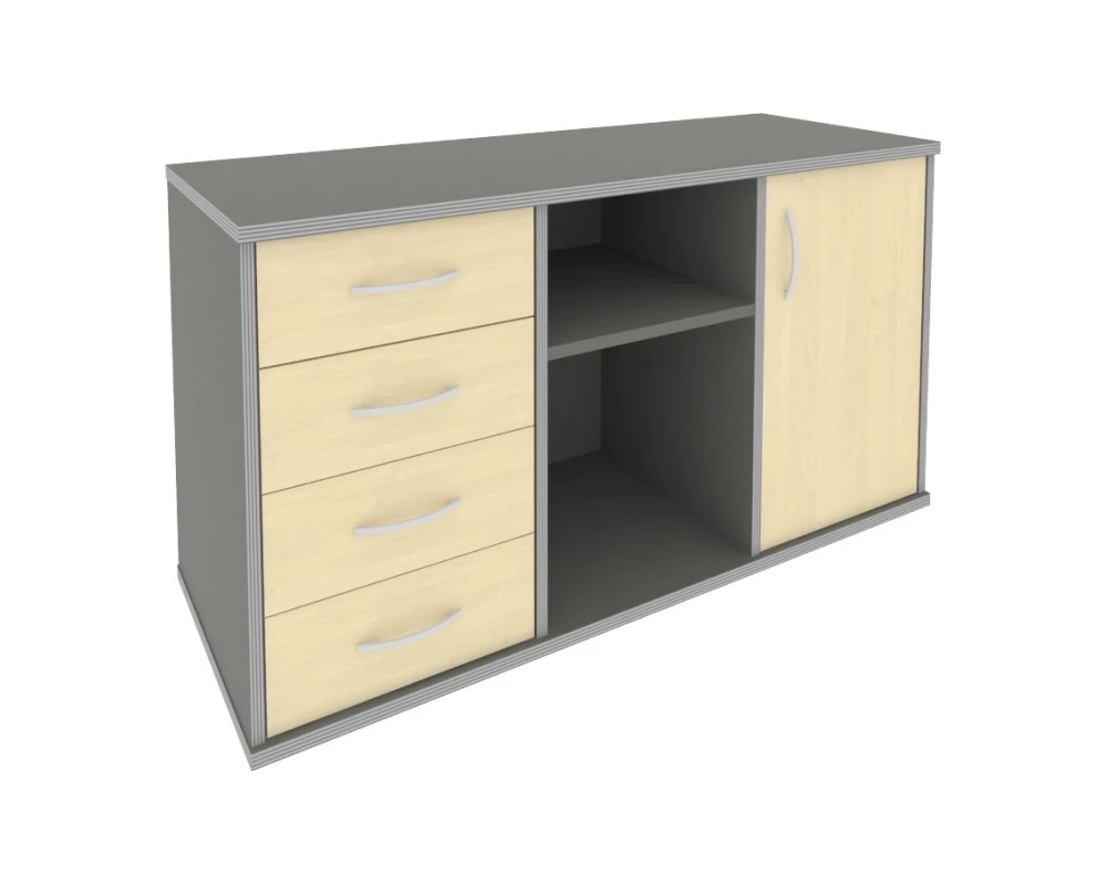 Тумба под оргтехнику сервисная 1200x450x680 Рива / Riva