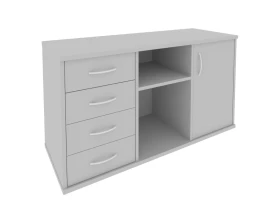 Тумба под оргтехнику сервисная 1200x450x680 Рива / Riva images