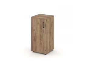 Шкаф низкий узкий левый закрытый 400x400x833 Style Project images