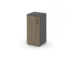 Шкаф низкий узкий левый закрытый 400x400x833 Style Project images