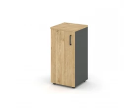 Шкаф низкий узкий левый закрытый 400x400x833 Style Project images