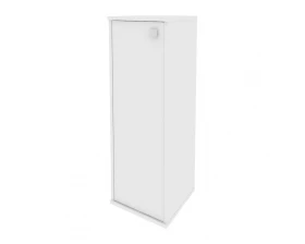 Шкаф средний узкий 1 средняя дверь ЛДСП левый 412x410x1215 Style System images